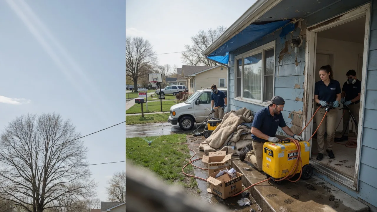 Basement Flood Cleanup in Royal Oak, MD near me